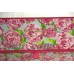 Lilly Pulitzer Glass Storage Box First Impression Pink Floral Green Blue RARE 825466924932  321894549934